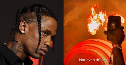 Burning Dove at Travis Scott show