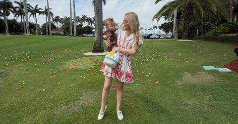 Tiffany Trump along with her son