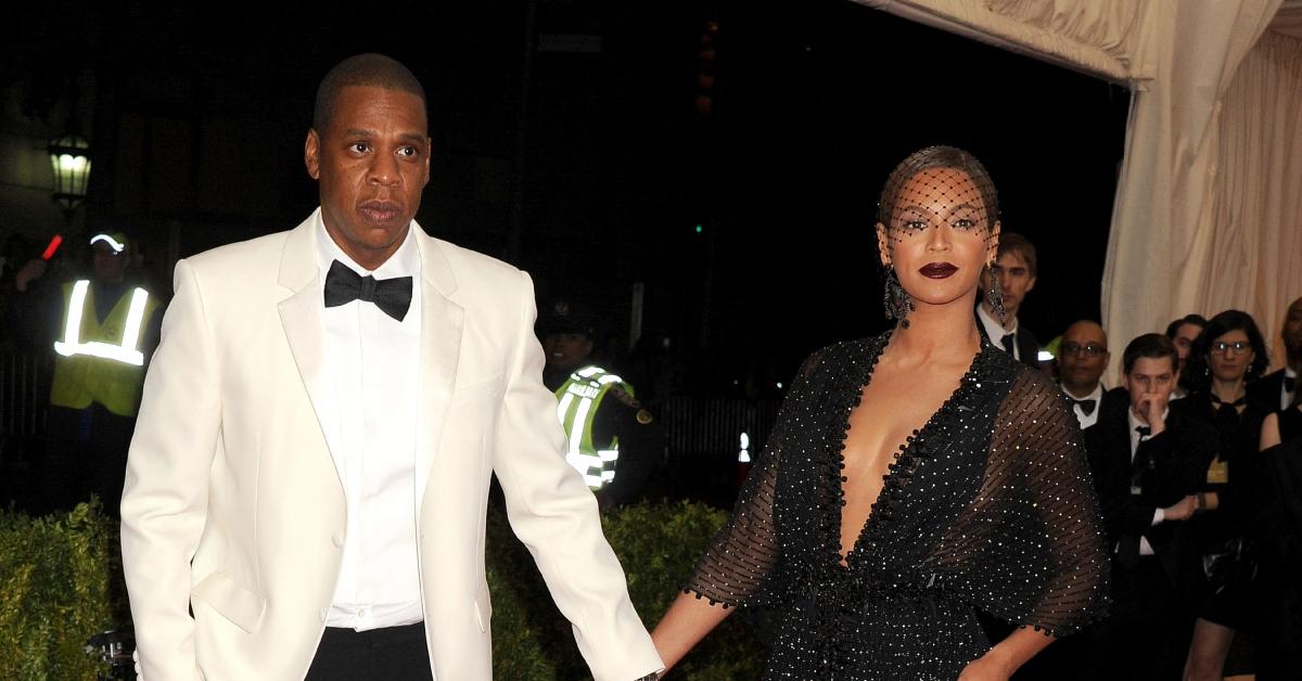 (l-r): Jay-Z and Beyonce at the Met Gala