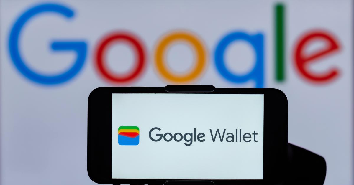 Google Wallet logo on a phone