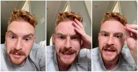 A man is shocked to learn that some people wash their curtains