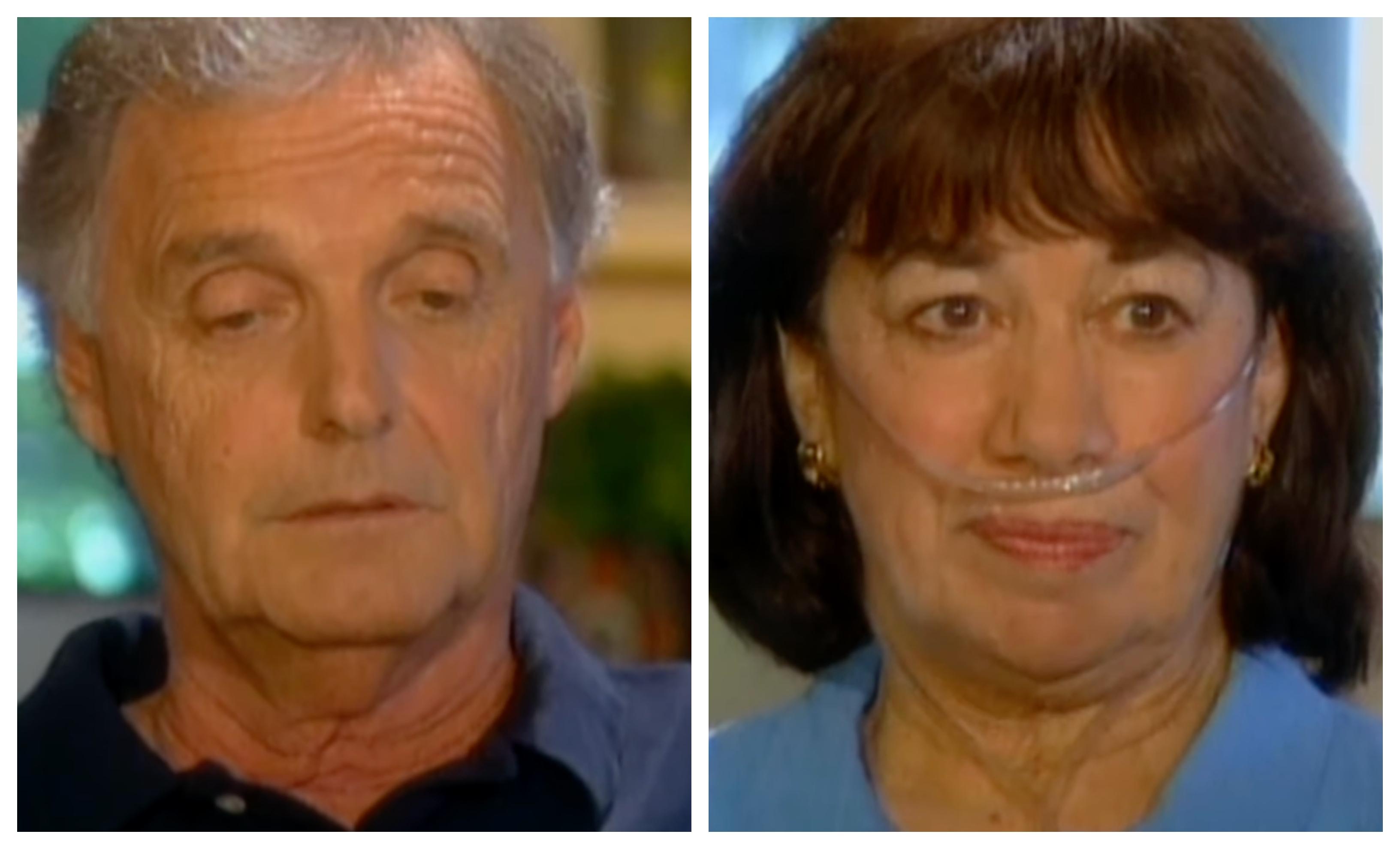 Scott Peterson's parents Lee and Jackie Peterson during 2004 interview with Barbara Walters