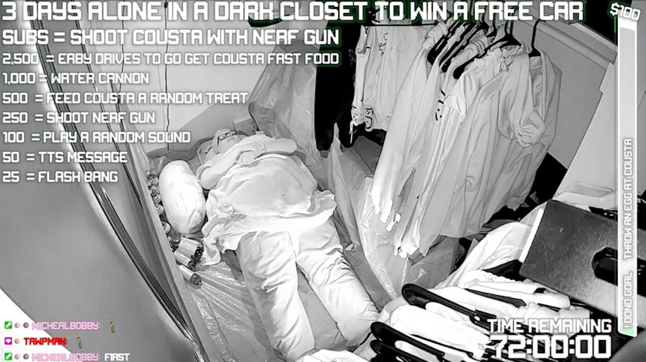 Streamer Locks In Streamer Challenges Mod to Be Locked in a Closet for Subs
