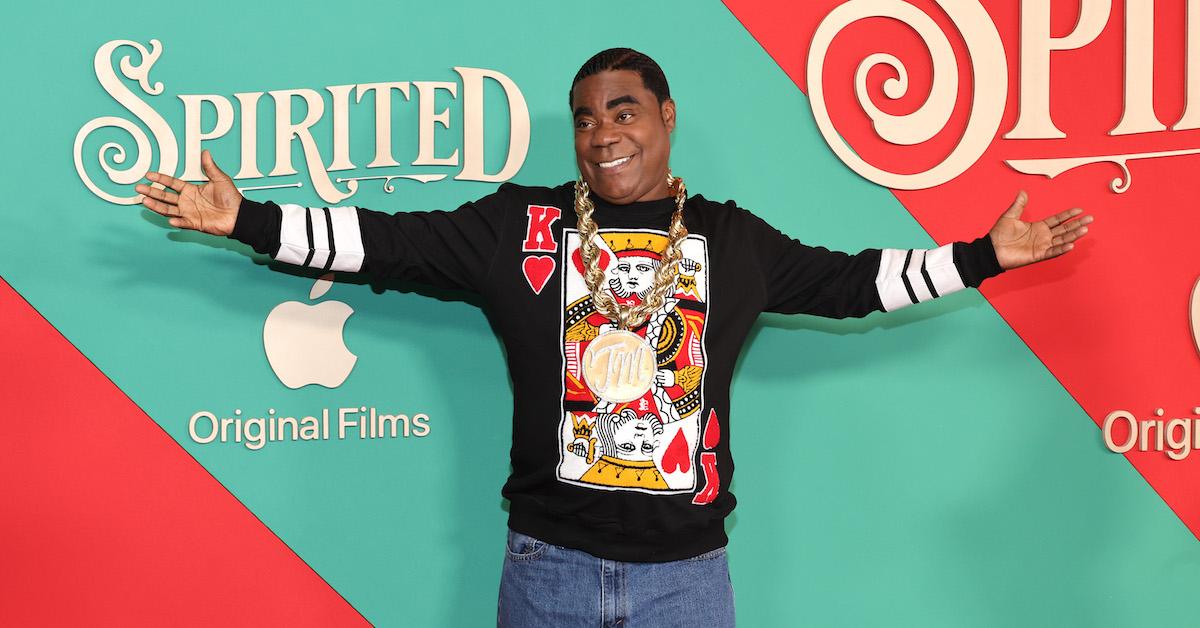 Tracy Morgan promoting 'Spirited'