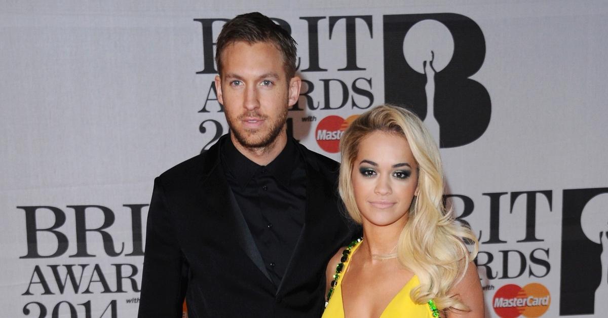 Rita Ora and Calvin Harris.