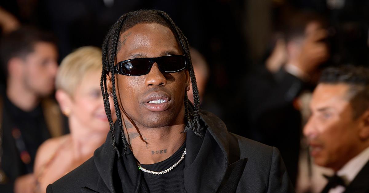 Travis Scott at 'The Idol' premiere at the 76th Cannes Film Festival. 