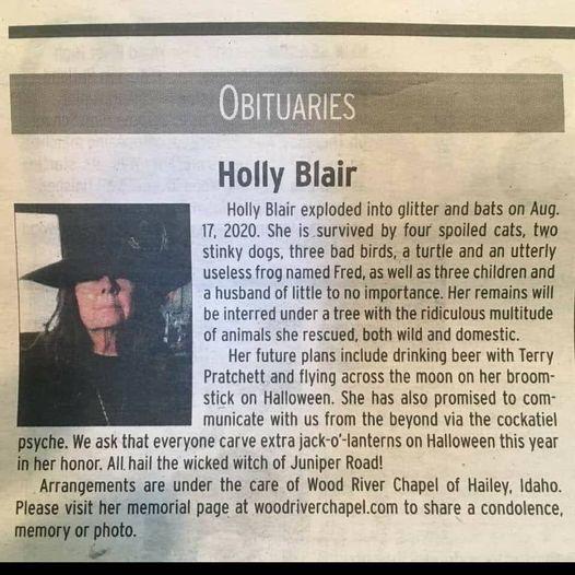 fun obituary