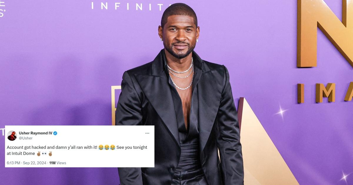 Usher at the 2024 NAACP Image Awards