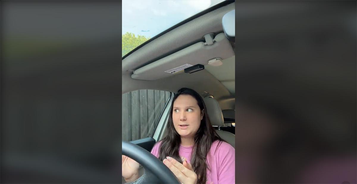 A mother talking about how another woman drew a gun during a road rage incident