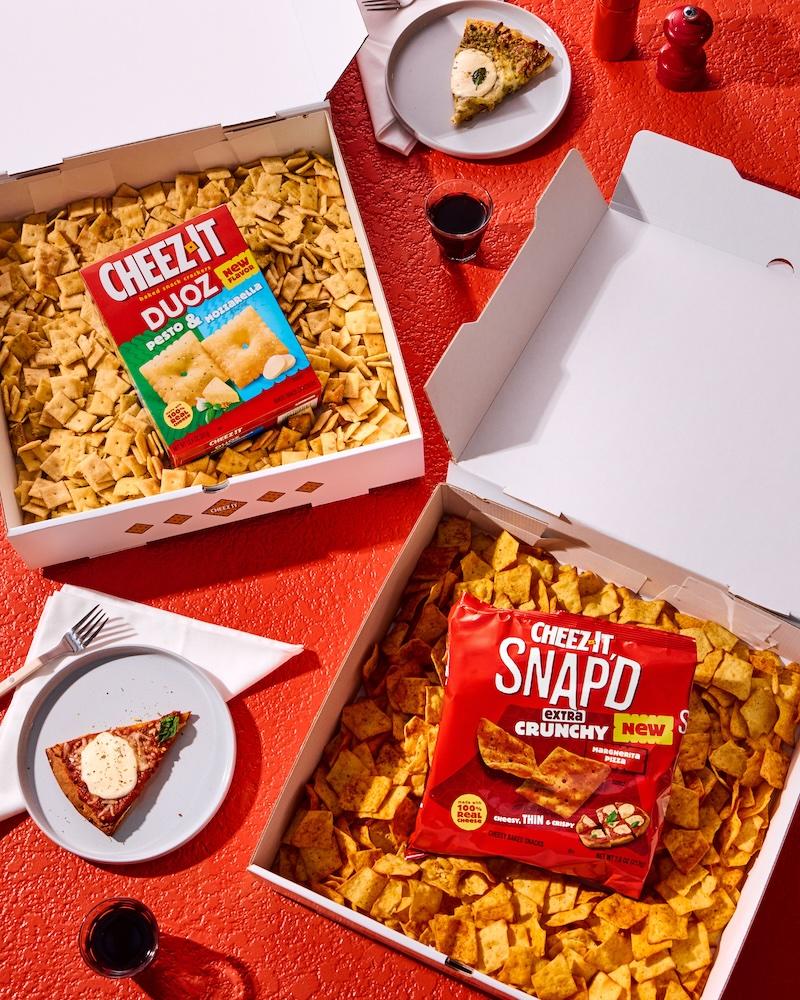 cheez it pizza snacks