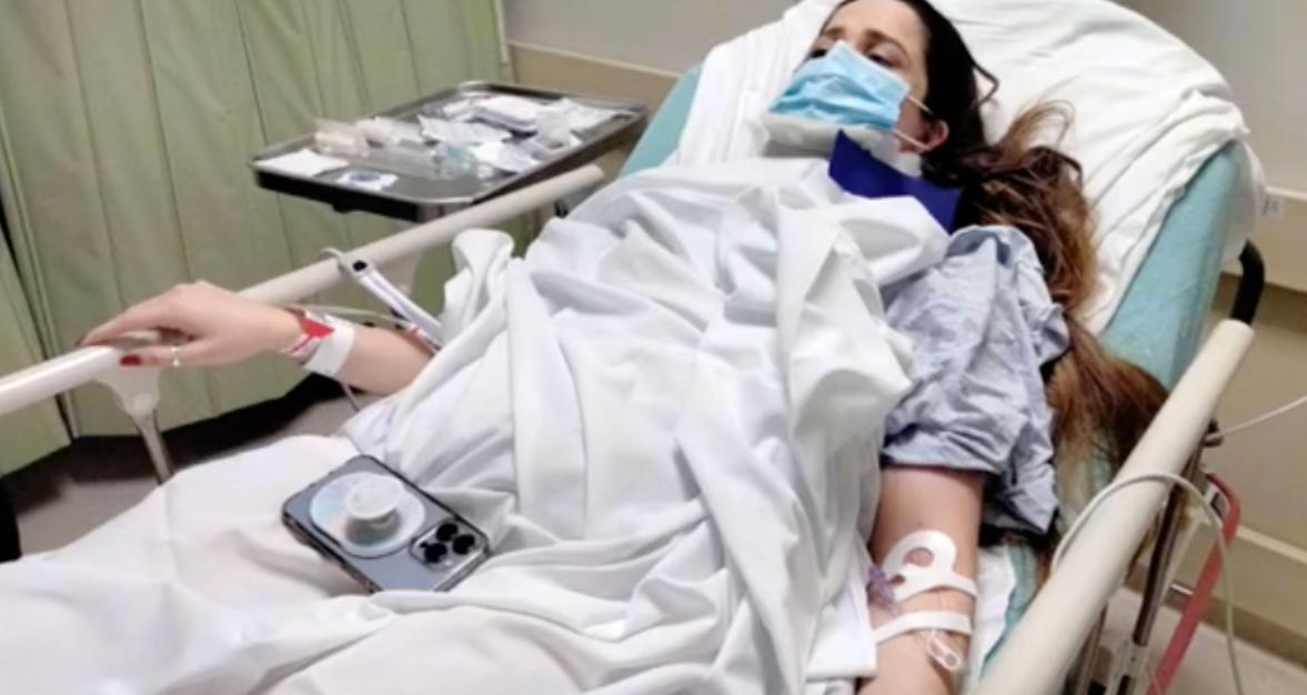 TikTok creator @arielleelonys shares photos from her car accident injury 