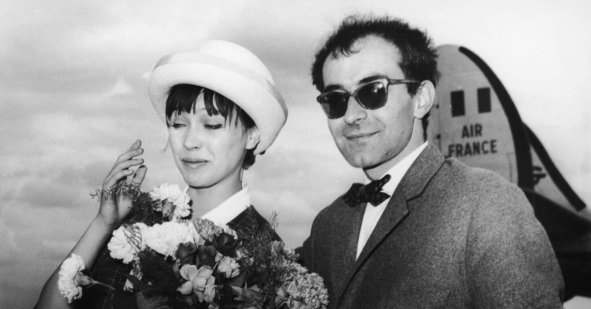 Jean-Luc Godard and his first wife, Anna Karina.