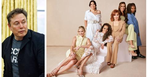 (L-R): Elon Musk; Cast of 'The View'
