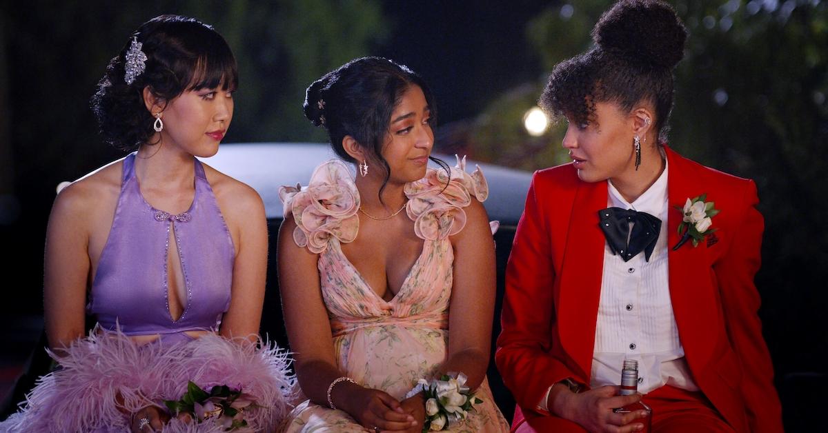 Eleanor, Devi, and Fab in 'Never Have I Ever'