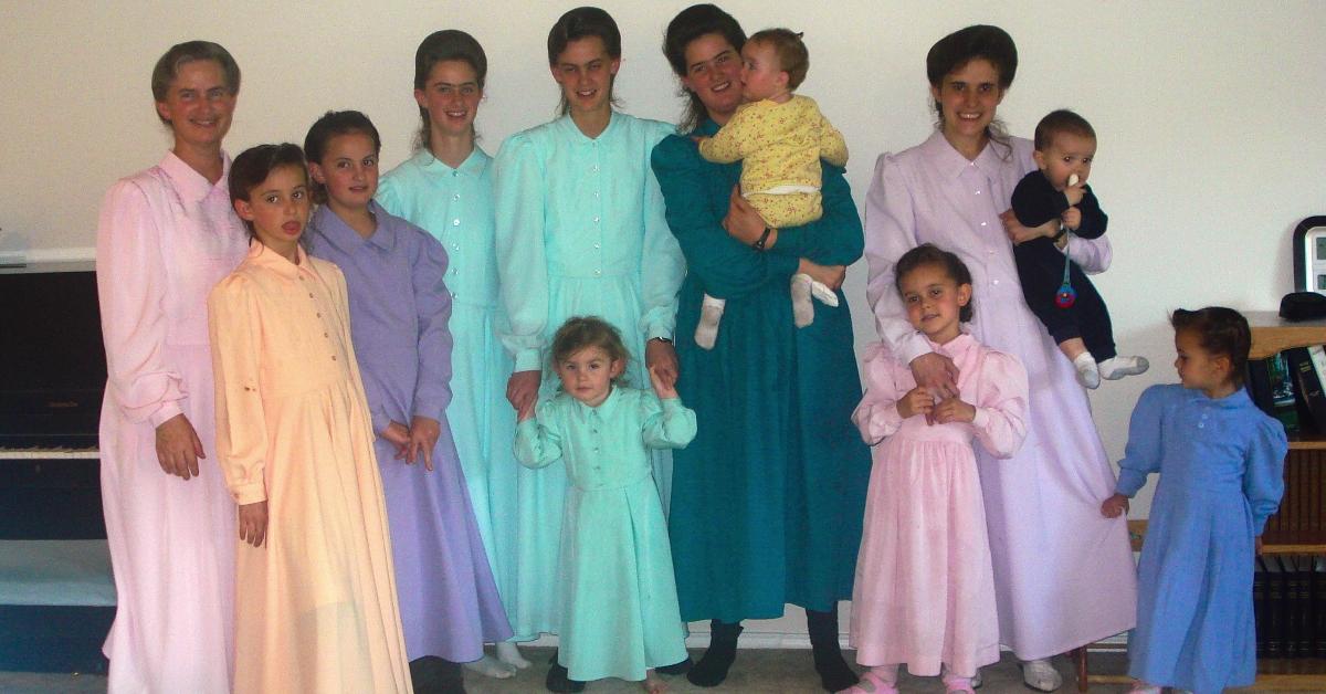 Girls from the FLDS church