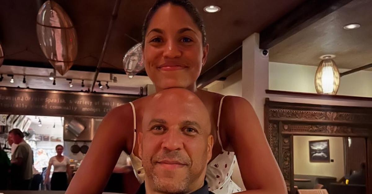 Alexis Lewis and Cory Booker