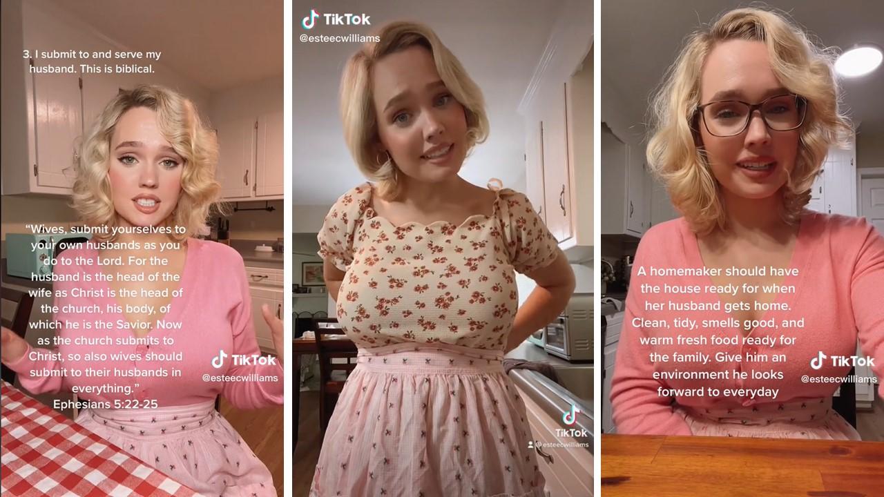 TikTok Creator Estee Williams Embodies the 1950s Housewife