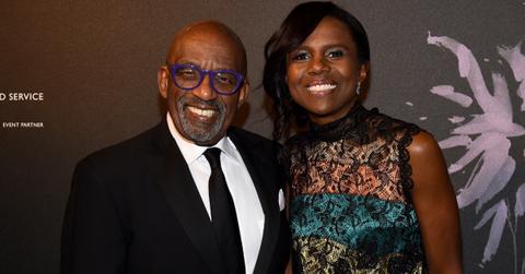 Al Roker and Deborah Roberts pose for a photo.