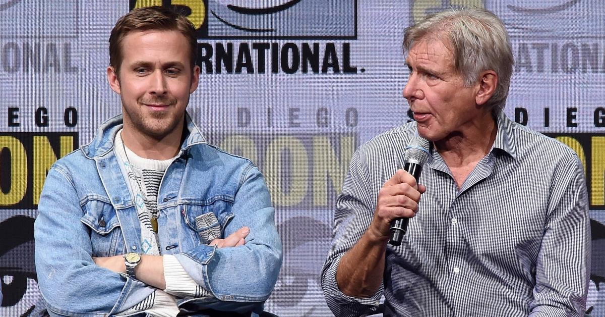 Ryan Gosling and 'Blade Runner 2049' co-star Harrison Ford.