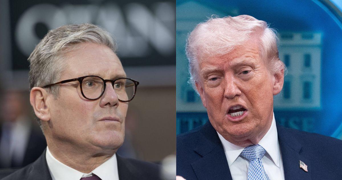 Sir Kier Starmer and Donald Trump