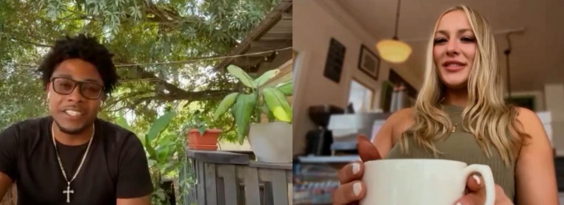 Stig and Aviva talk on Facetime on 90 Day Fiancé: Before the 90 Days.