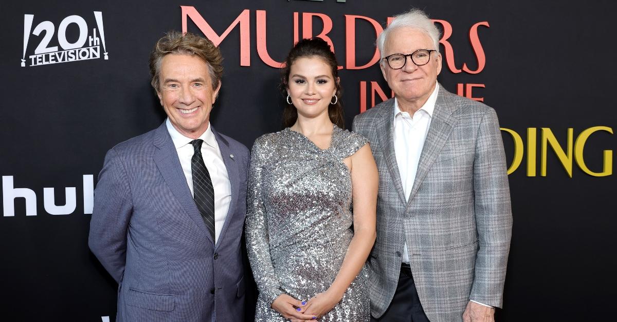 Martin Short, Selena Gomez and Steve Martin on the red carpet for 'Only Murders in the Building'