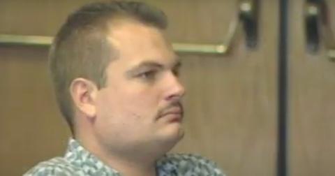 Troy Zink sits in a courtroom
