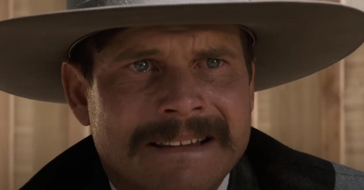 Bill Paxton playing Morgan Earp in 1993's Tombstone