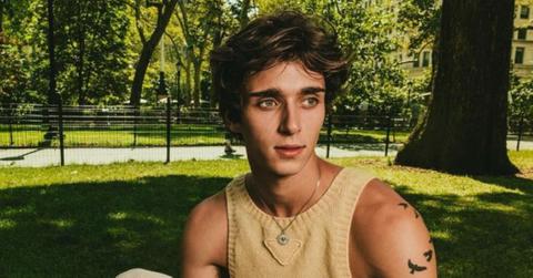 Josh Richards posing in a recent photoshoot in California