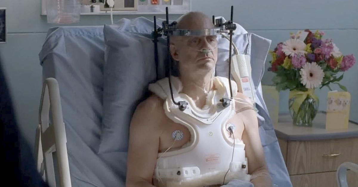 Ted in a hospital bed in Breaking Bad.