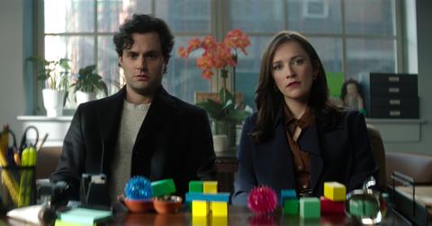 Penn Badgley as Joe Goldberg and Charlotte Ritchie as Kate Lockwood-Goldberg in Season 5 of 'You.'