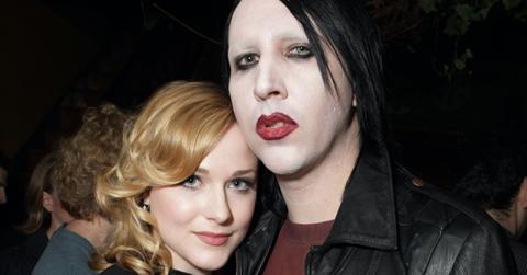 Evan Rachel Wood and Marilyn Manson