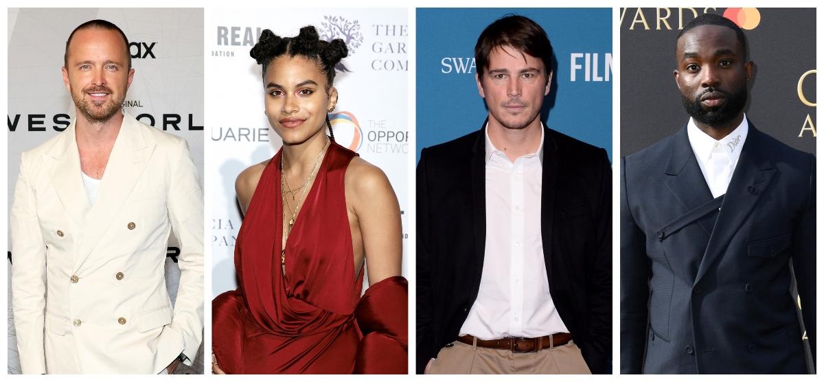 (L-R) Aaron Paul, Zazie Beetz, Josh Hartnett, and Paapa Essiedu