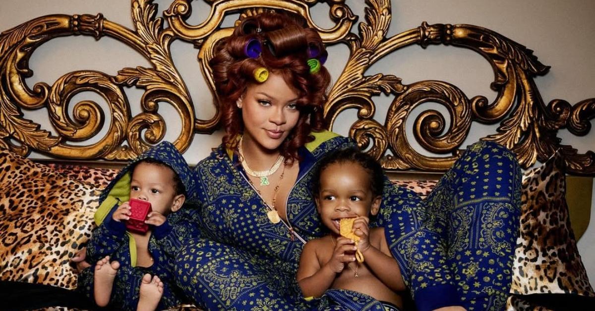 (l-r): Riot Mayes, Rihanna, RZA Mayers
