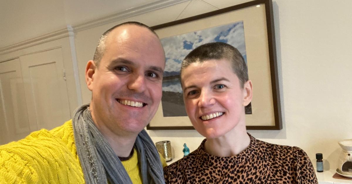 (l-r): Ben Lewis and his wife, Melle