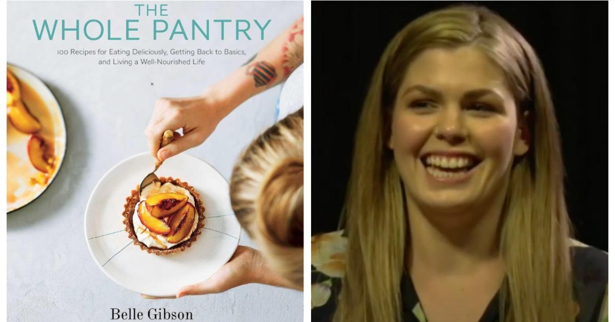 (L-R): 'The Whole Pantry' cookbook; Belle Gibson