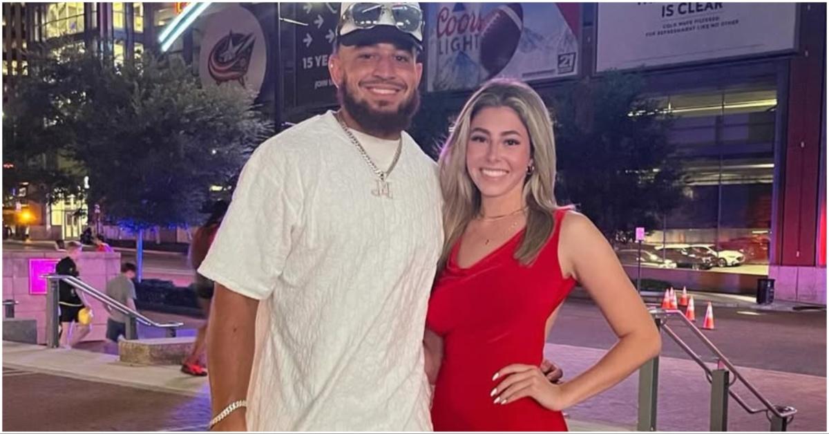 Julian Fleming and his girlfriend on a date night