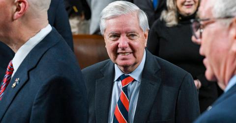 Lindsey Graham Appeared to Visit Disney World Alone