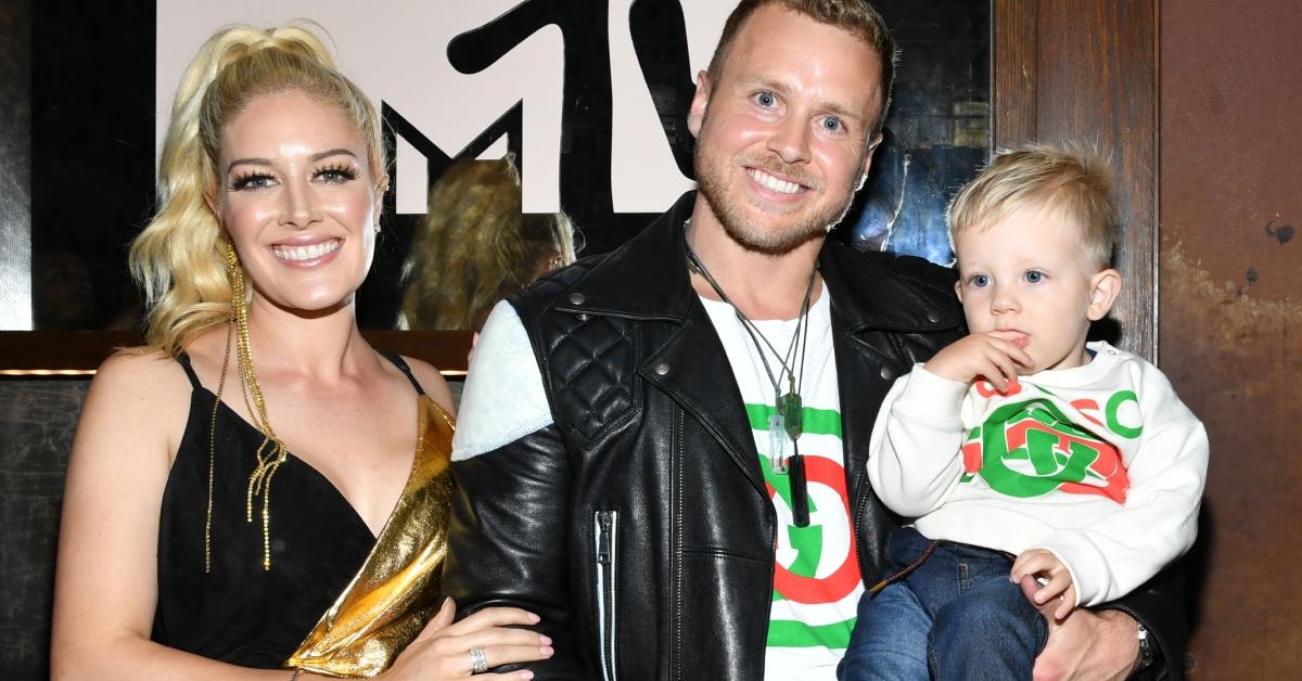 Heidi Pratt, Spencer Pratt and their son Gunner at the premiere party for MTV's "The Hills: New Beginnings" in 2019.