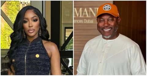 (l-r): Porsha Williams and Simon Guobadia