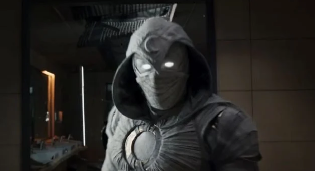 The character 'Moon Knight' on the Disney Plus series.