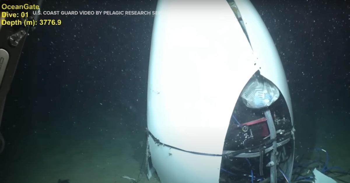 Video of the Titan submersible wreckage