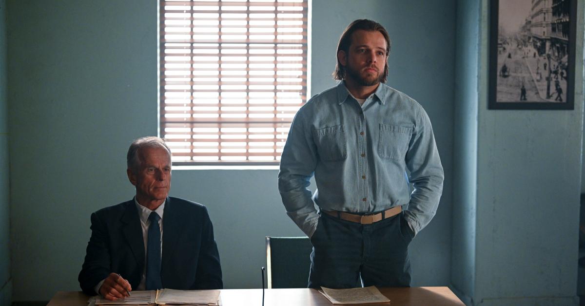 Bode during his parole hearing in the Season 1 finale of 'Fire Country'