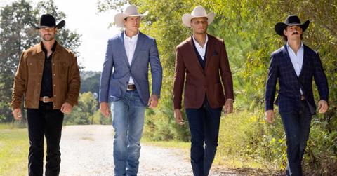 (L-R) Matt, Colton, Jay, and John from Season 3 of 'Farmer Wants a Wife.'
