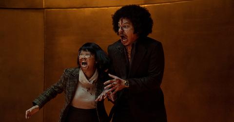 (l-r) Charlene Yi and Eric Andre in 'Cabinet of Curiosities'