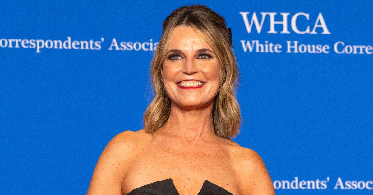 Savannah Guthrie at the White House Correspondents' Dinner in 2024. 
