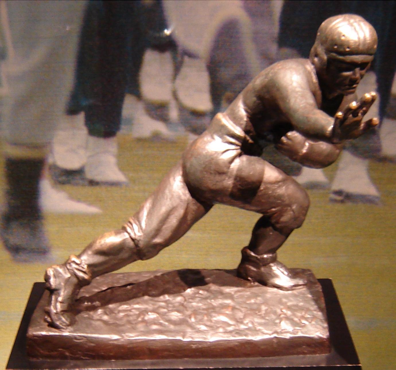 The Heisman Trophy given to Cappelletti.