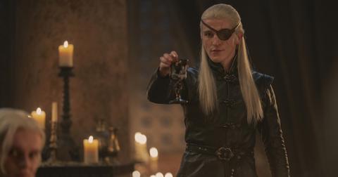 Ewan Mitchell as Aemond Targaryen on 'House of the Dragon'