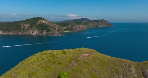 an island off the coast of Malaysia