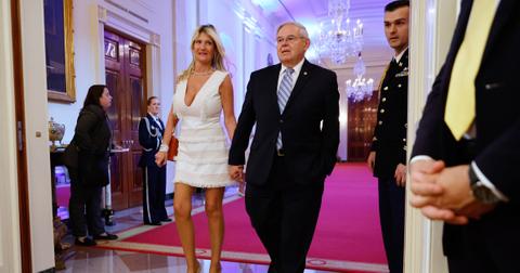 Nadine Arslanian and Senator Bob Menendez at The White House in May 2022